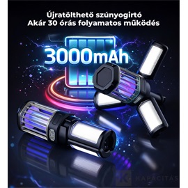 RoosCamp RoosZapper UV szúnyogírtó + kempinglámpa