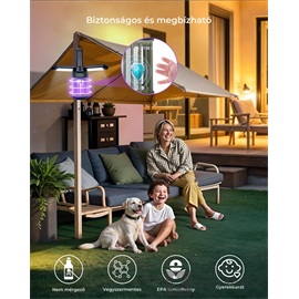 RoosCamp RoosZapper UV szúnyogírtó + kempinglámpa