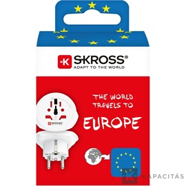 SKROSS 1.500211-E World to Europe - csatlakozó átalakító európába utazóknak
