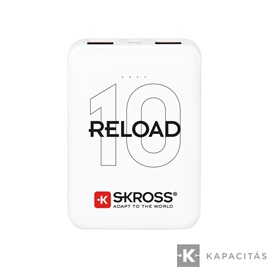 SKROSS Reload10 10Ah power bank USB/microUSB kábellel, két kimenettel