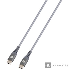 SKROSS Steel Line USB kábel, töltő, szinkron, (USB-C - USB-C) 2m