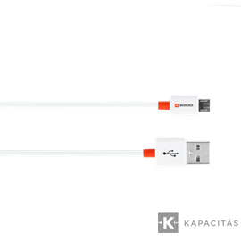 SKROSS USB kábel, töltő, szinkron, travel (microUSB) 1m
