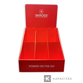 SKROSS, promo box karton display