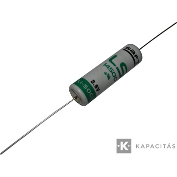 Saft AA 3,6V 2,6Ah ipari elem LS14500-CNA