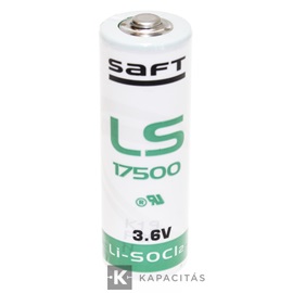 Saft A 3,6V 3,6Ah ipari elem LS17500
