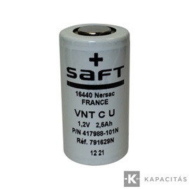 ARTS Energy VNT-C-U 1,2V 2650mAh Ni-Cd magas hőmérsékletű ipari akkumulátor
