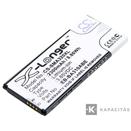 Samsung  GH43-04562A, EB-BA310ABE 3,85V 2300mAh utángyártott RealPower Li-ion akku