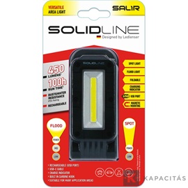 Solidline SAL1R tölthető fényvető 230lm/450lm 1xLi-ion