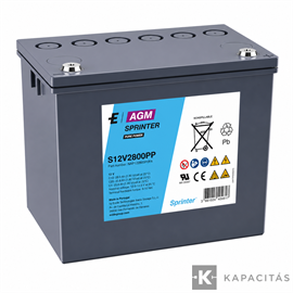 Sprinter S12V2800 PP V0 / XP-12V2500-V0 akkumulátor