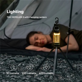 Flextail Tiny Repeller S – Szúnyogriasztó, LED lámpa és power bank egyben - zöld