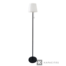 TUNGSRAM Álló lámpa napelemes 5W 450lm 3.000K 3xDIMM USB-C IP54 24x155cm, fekete-fehér