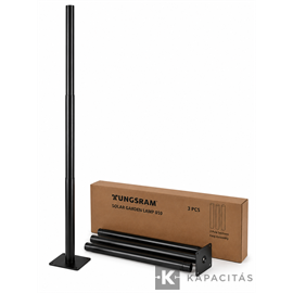 TUNGSRAM Kerti lámpaoszlop TG-010 (háromlépcsős; 1m-3m) a TG-009 lámpatesthez