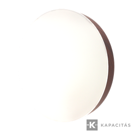 TUNGSRAM LED Mennyezeti lámpa 24W 3xCCT 2400lm 30x4.2cm IP44, keret: sötét fa | TG-24S