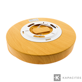 TUNGSRAM LED Mennyezeti lámpa 24W 3xCCT 2400lm 30x4.2cm IP44, keret: sárgás fa | TG-23S