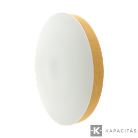 TUNGSRAM LED Mennyezeti lámpa 36W 3xCCT 3600lm 40x4.2cm IP44, +távirányító, keret: sárgás fa | TG-29S