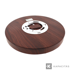 TUNGSRAM LED Mennyezeti lámpa 36W 3xCCT 3600lm 40x4.2cm IP44, +távirányító, keret: sötét fa | TG-30S
