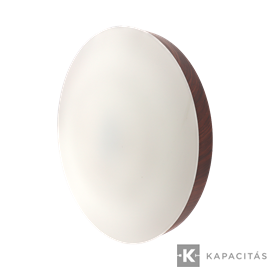TUNGSRAM LED Mennyezeti lámpa 50W 3xCCT 5000lm 50x4.2cm IP44, +távirányító, keret: sötét fa | TG-36S