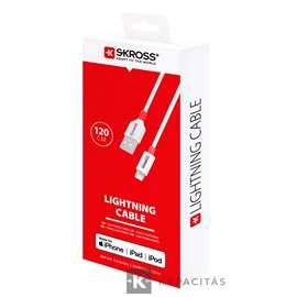 SKROSS szinkronkábel USB-Lighting csatlakozóval USB to Lightning Cable - 120 cm