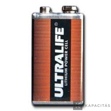 Ultralife 9 V blokk 9V 1200mAh ipari elem
