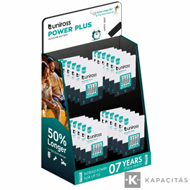 Uniross POS Display Box-Power Plus