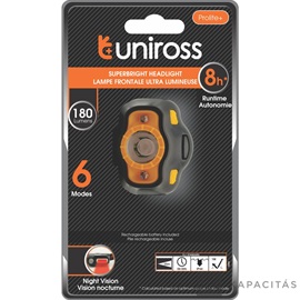 Uniross fejlámpa ULTRALITE PLUS 90lm