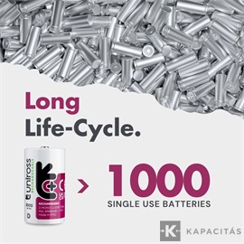 Uniross li-ion tölthető akku D / góliát USB-C 1,5V 2db/csomag