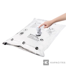 Flextail vákuumzsák szett – 4 db 40 × 60 cm-es újrahasználható tárolózsák S méret