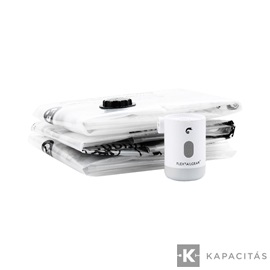 Flextail vákuumzsák szett – 4 db 40 × 60 cm-es újrahasználható tárolózsák S méret