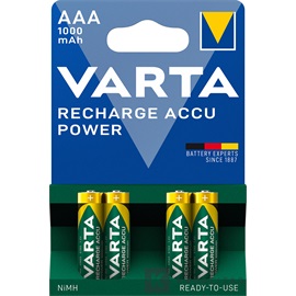 Varta Accu Power elemméretű akku AAA 1000mAh 4db/csomag