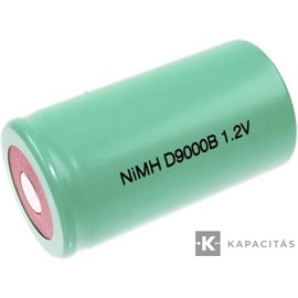 Xcell X9000D 1,2V 9000mAh Ni-MH nagy áramú ipari akkumulátor cella