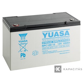 Yuasa 12V 100Ah zárt ólomakkumulátor
