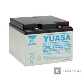 Yuasa 12V 24Ah zárt ólomakkumulátor