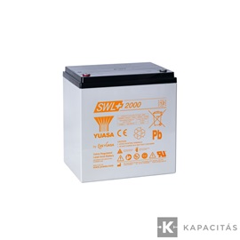 Yuasa SWL+2000 12V 57,6Ah High Rate zárt ólomakkumulátor