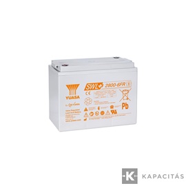 Yuasa SWL+2800-6FR 6V 184Ah High Rate zárt ólomakkumulátor