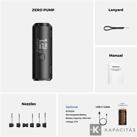 Flextail Zero Pump a világ legkisebb akkus pumpája