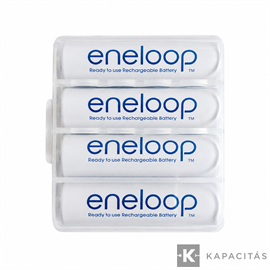 eneloop BK-3MCDE4BE AA/ceruza 2000mAh Ni-MH akkumulátor tartóban 4 db/csomag
