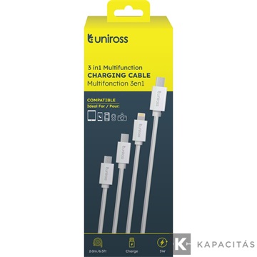 3 in1 Multifunction Cable, 2m, Charge