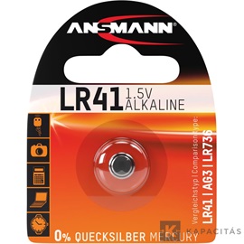 ANSMANN LR41 / LR736 / AG3 1,5V alkáli gombelem