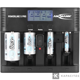 ANSMANN Powerline 5 Pro 1-4 AA/AAA/baby/góliát/9V akkukhoz