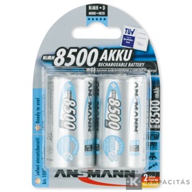 ANSMANN maxE Ni-MH D/góliát 8500 mAh alacsony önkisülésű akkumulátor 2db/csomag