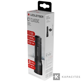 LEDLENSER C7 Classic LED lámpa, 1xC-LED, 4XAAA elemmel 450lm