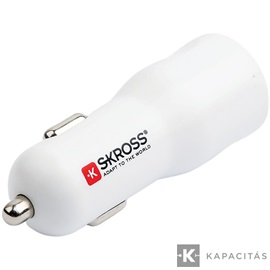 SKROSS dual autós töltő, PD, 20W (USB-A, USB-C)