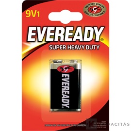 Eveready 9V 6F22 szén-cink elem 1 db/csomag