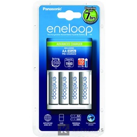 eneloop K-KJ17MCC40E akkumulátor töltő 4 db 1900mAh AA akkumulátorral