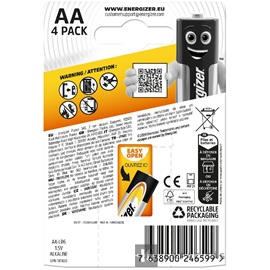 Energizer Alkaline Power 1,5V AA/ceruza alkáli elem 4 db/csomag