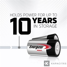 Energizer MAX 1,5V góliát alkáli elem 2 db/csomag