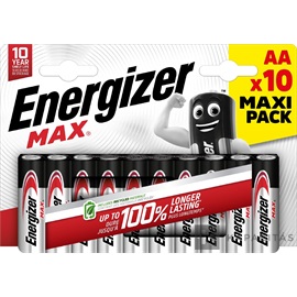 Energizer MAX 1,5V AA/ceruza alkáli elem 10 db/csomag