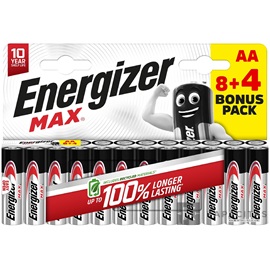 Energizer MAX 1,5V AA/ceruza alkáli elem 12 db/csomag