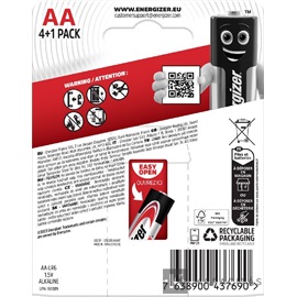 Energizer MAX 1,5V AA/ceruza alkáli elem 5 db/csomag