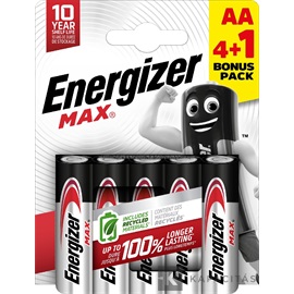 Energizer MAX 1,5V AA/ceruza alkáli elem 5 db/csomag